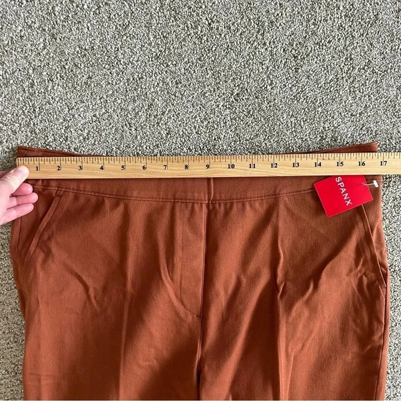 Spanx On The Go Ankle Slim Straight Pant Bronze Glow Size XL #20365R - Picture 5 of 7